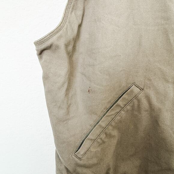 Vintage Cabela's Outdoor Gear Canvas Utility Vest Mens 2XL Gorpcore Outdoor - Picture 4 of 7